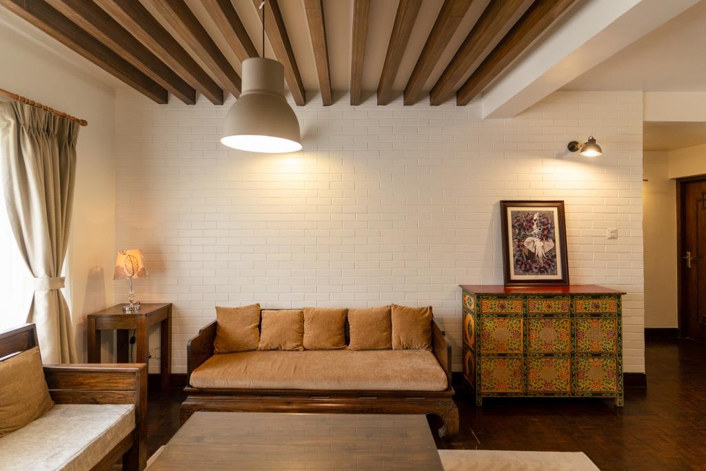 brown apartment living room Brown apartment living room